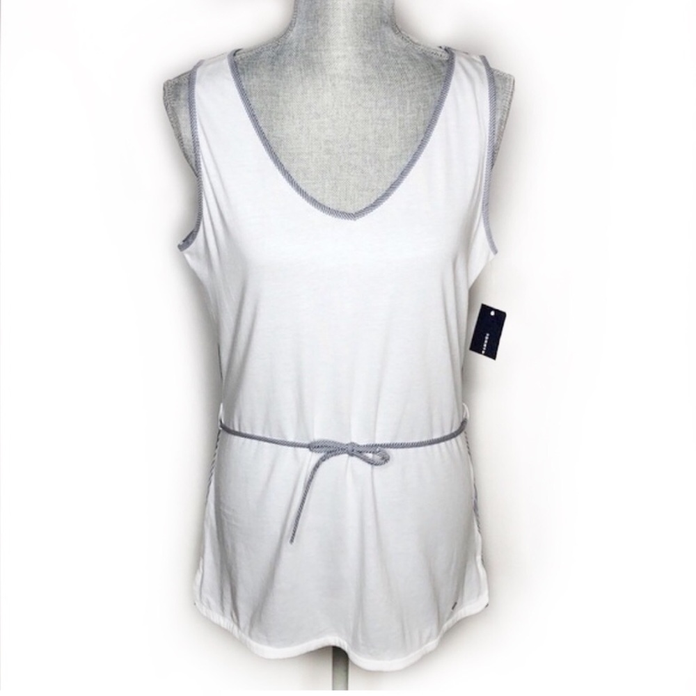 Tommy Hilfiger NWT Tank Top Tie Belt Small (D73)